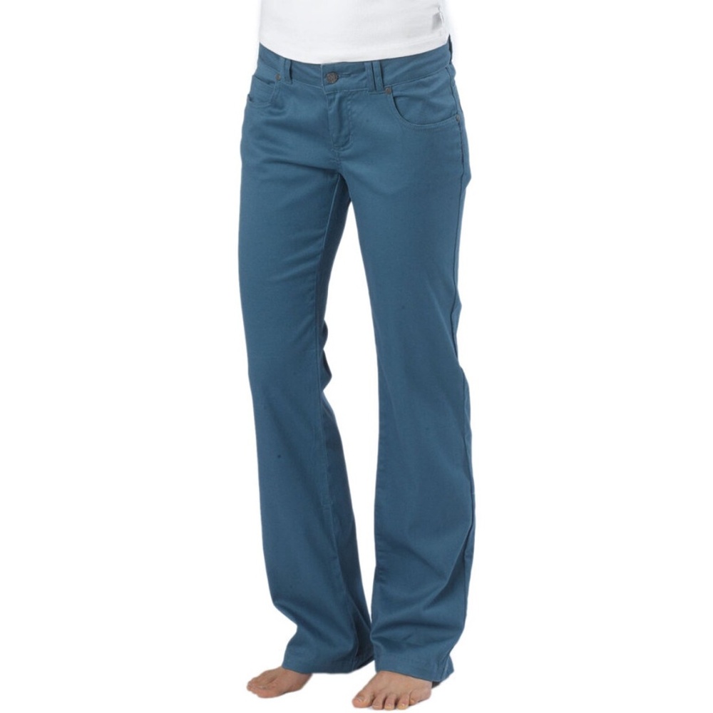 prAna Women's Tall Inseam Bedford Canyon Pant, blue, size 0 Longs